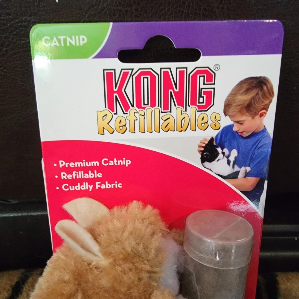 KONG Refillables Catnip Squirl Toy Ea.